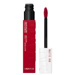 Ruj lichid mat rezistent la transfer Maybelline New York Superstay Matte 80 Ruler, 5ml